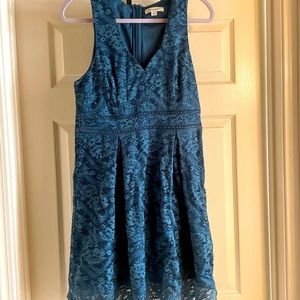 Blue lace Francesca dress size L